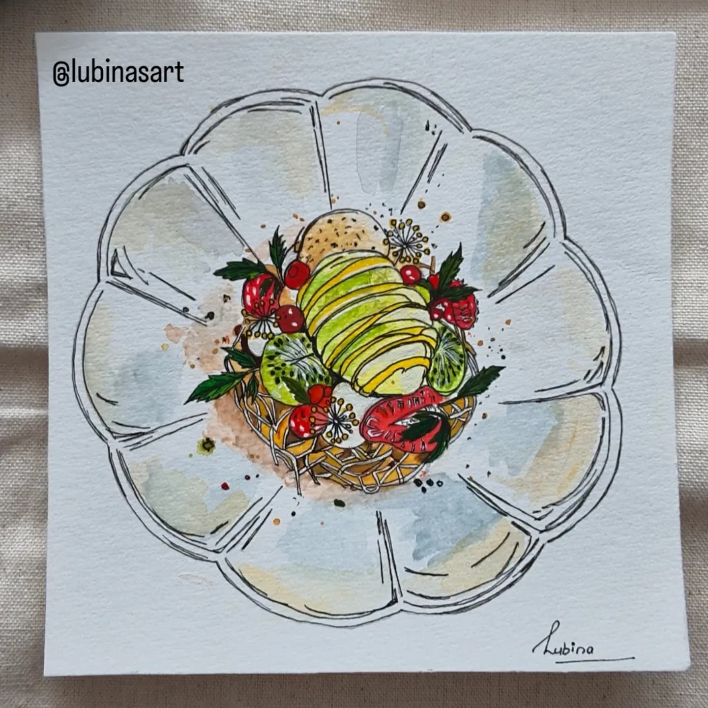 Original artwork by Lubina N Salam